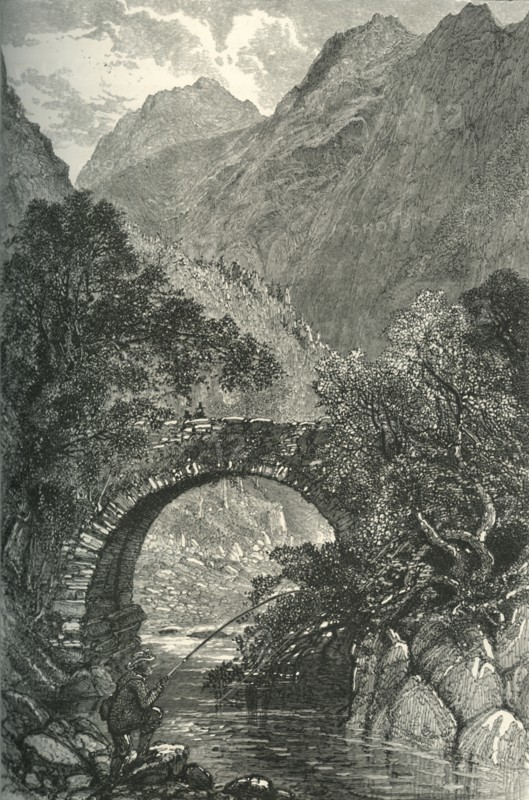 'Pont Aberglaslyn', c1870.