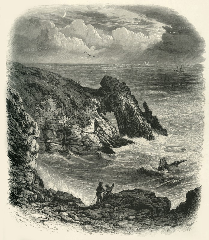 London Bridge, Torquay', c1870.
