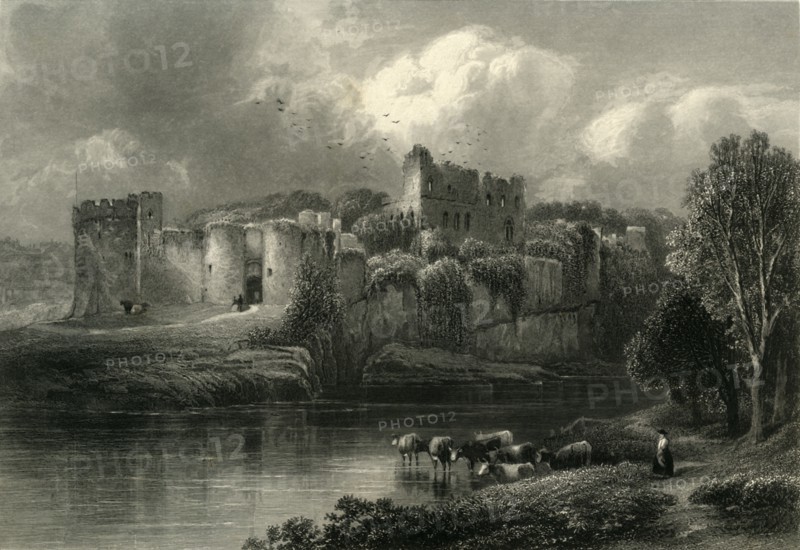 'Chepstow Castle', c1870.