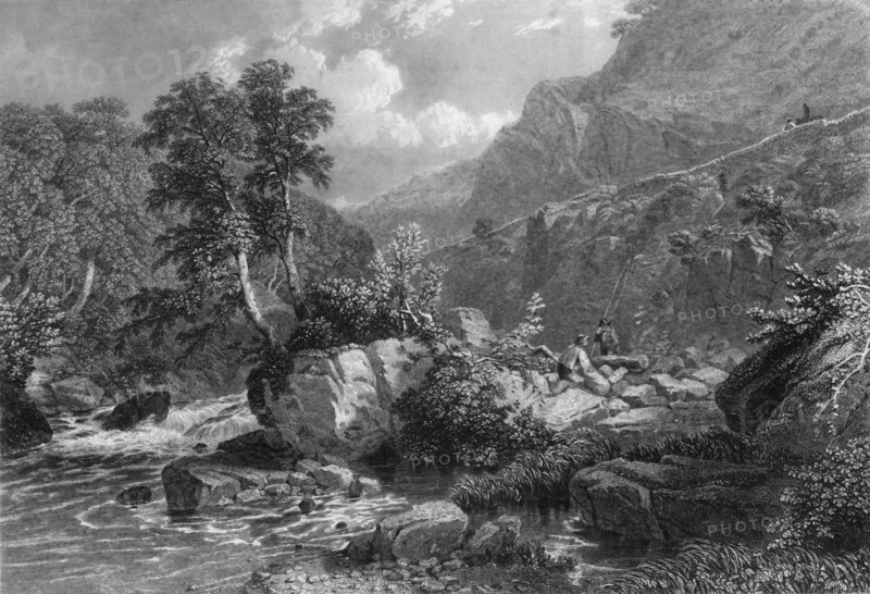'On the Lynn', c1870.