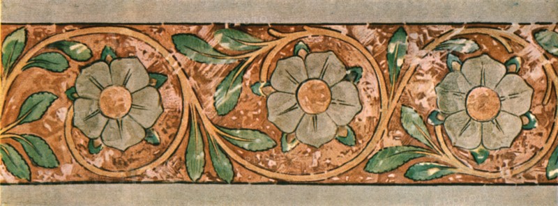 Decoration in the cloister of the collegiate church at Aschaffenburg, Bavaria, Germany, (1928). Creator: Unknown.
