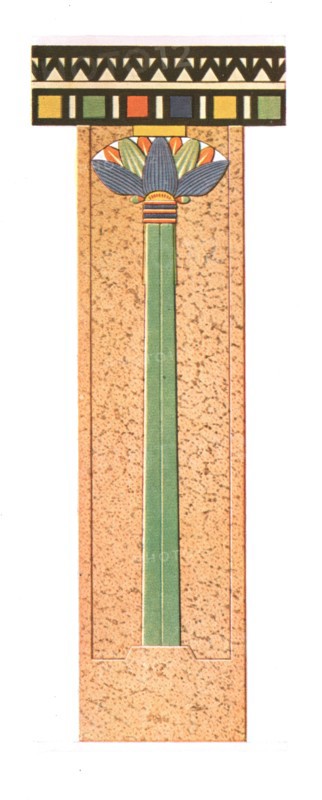 Column, Zawijet el Mêtîn, Egypt, (1928). Creator: Unknown.