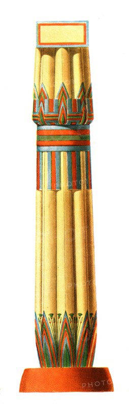 Column from Luxor, Egypt, (1928). Creator: Unknown.