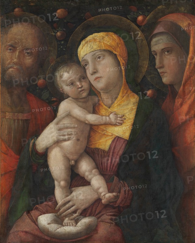 The Holy Family with Saint Mary Magdalen, ca. 1495-1500. Creator: Andrea Mantegna.