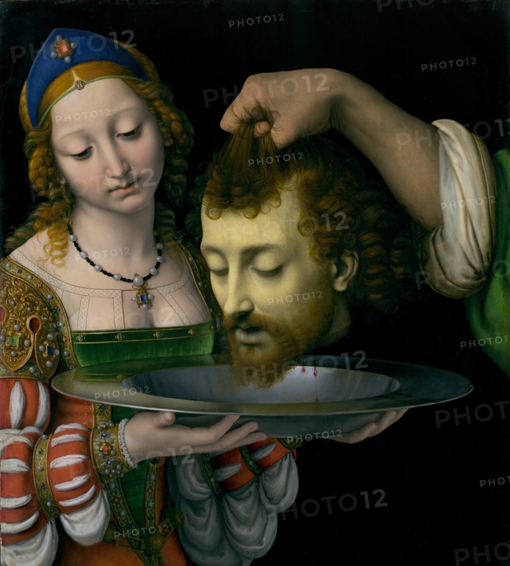 Salome with the Head of Saint John the Baptist, ca. 1507-9. Creator: Andrea Solario.