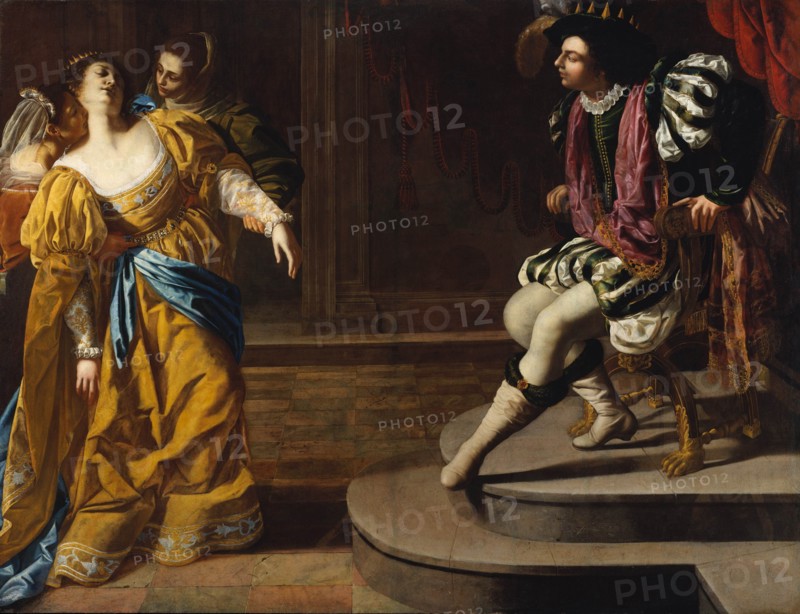 Esther before Ahasuerus. Creator: Artemisia Gentileschi.