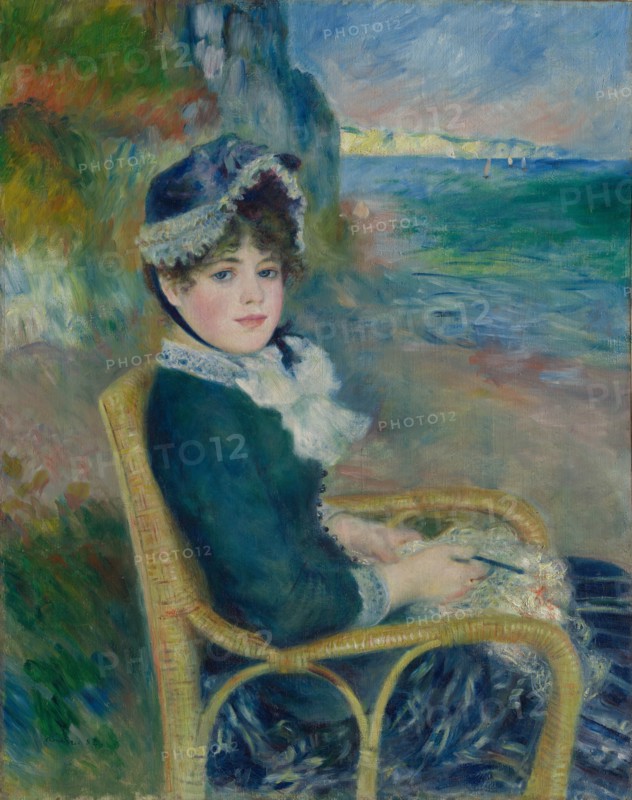 By the Seashore, 1883. Creator: Pierre-Auguste Renoir.