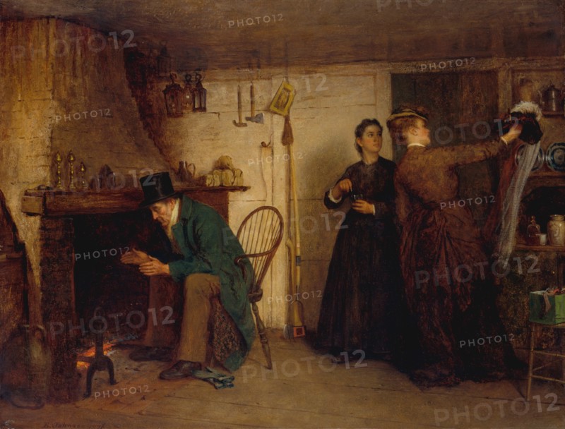 The New Bonnet, 1876. Creator: Eastman Johnson.