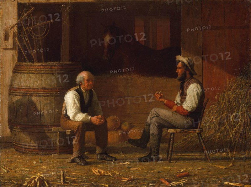 Talking It Over, 1872. Creator: Enoch Wood Perry.