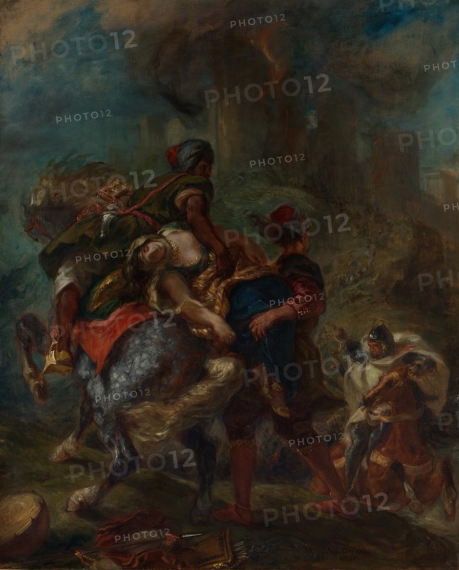 The Abduction of Rebecca, 1846. Creator: Eugene Delacroix.