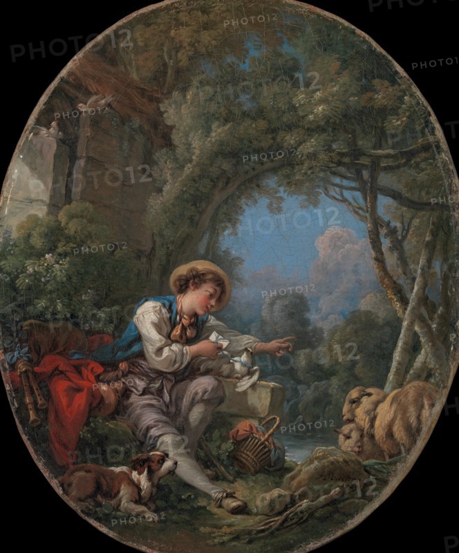 The Dispatch of the Messenger, 1765. Creator: Francois Boucher.