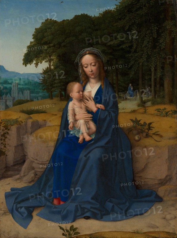 The Rest on the Flight into Egypt, ca. 1512-15. Creator: Gerard David.