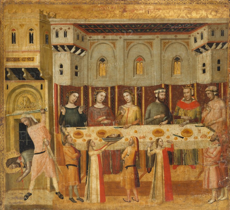 The Feast of Herod and the Beheading of the Baptist, ca. 1330-35. Creator: Giovanni Baronzio.