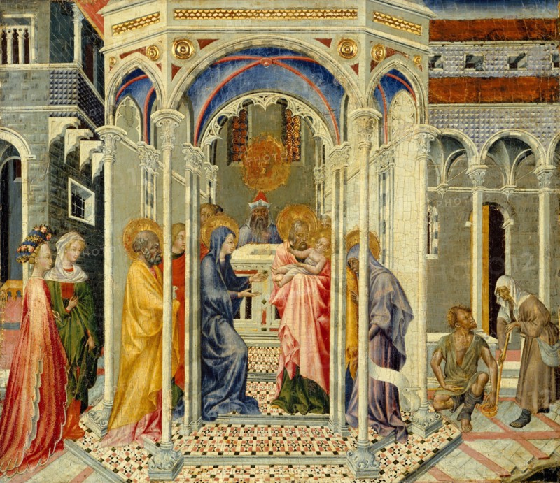 The Presentation of Christ in the Temple, ca. 1435. Creator: Giovanni di Paolo.