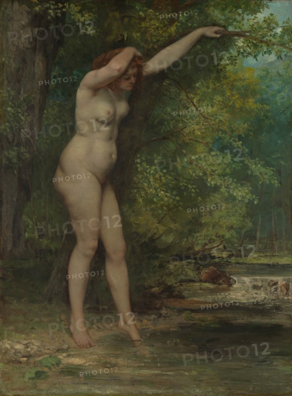 The Young Bather, 1866. Creator: Gustave Courbet.
