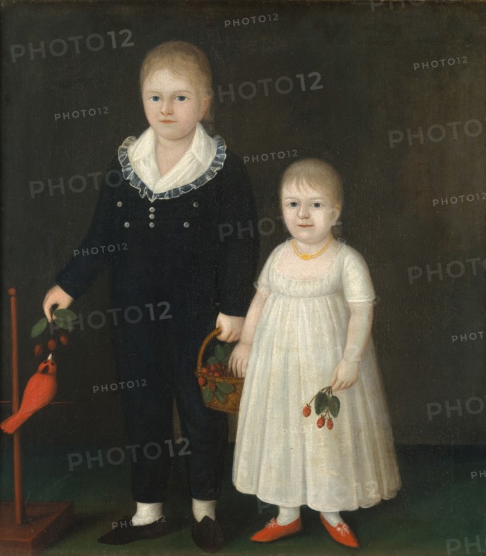 Edward and Sarah Rutter, ca. 1805. Creator: Joshua Johnson.