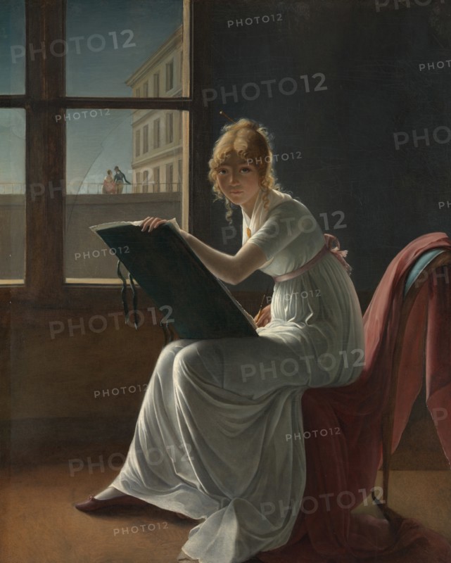 Marie Joséphine Charlotte du Val d'Ognes (1786-1868), 1801. Creator: Marie-Denise Villers.