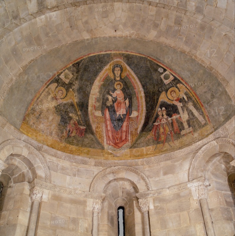 The Virgin and Child in Majesty and the Adoration of the Magi, ca. 1100. Creator: Master of Pedret.