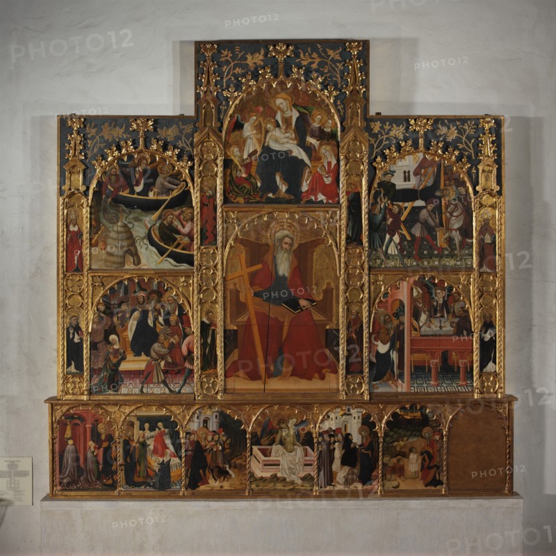 Retable with Scenes from the Life of Saint Andrew, ca. 1420-30. Creator: Master of Roussillon.