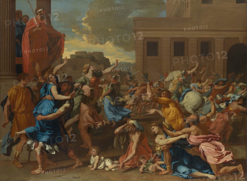 The Abduction of the Sabine Women, probably 1633-34. Creator: Nicolas Poussin.