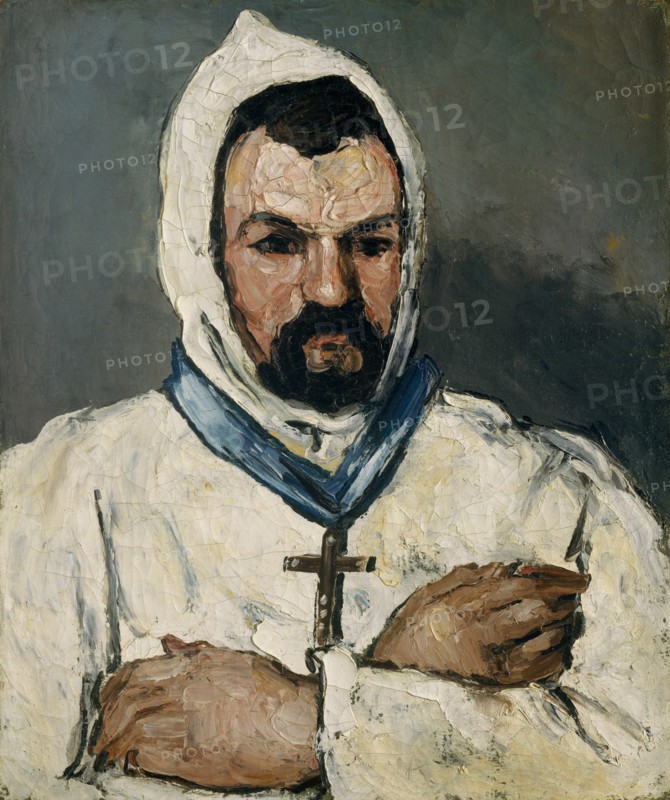 Antoine Dominique Sauveur Aubert (born 1817), the Artist's Uncle, as a Monk, 1866. Creator: Paul Cezanne.