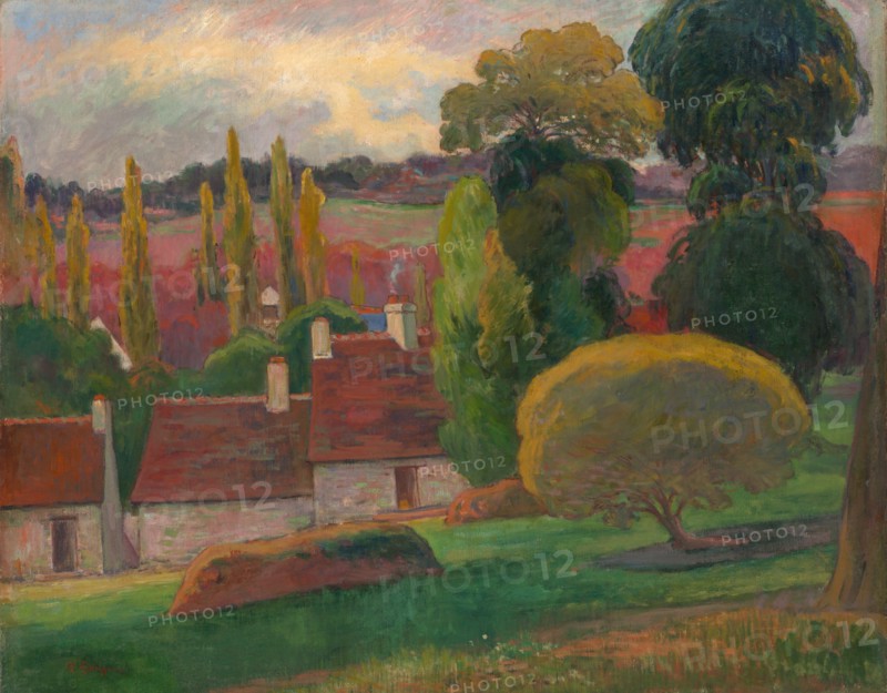 A Farm in Brittany, ca. 1894. Creator: Paul Gauguin.