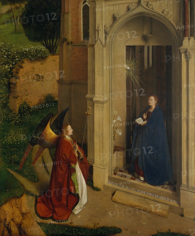 The Annunciation, ca. 1450. Creator: Petrus Christus.