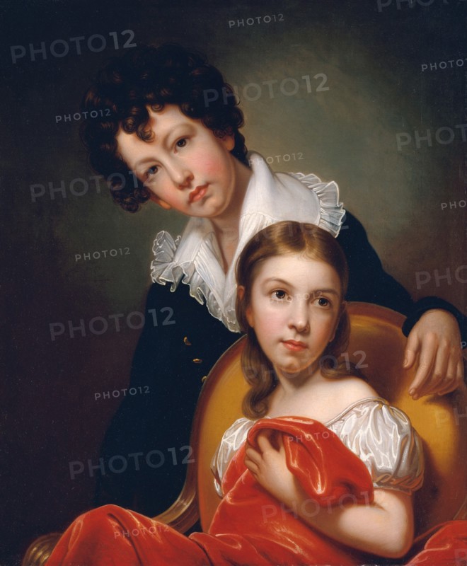 Michael Angelo and Emma Clara Peale, ca. 1826. Creator: Rembrandt Peale.