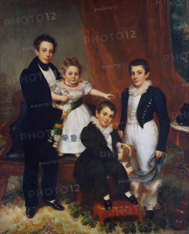 The Knapp Children, ca. 1833-34. Creator: Samuel Lovett Waldo.