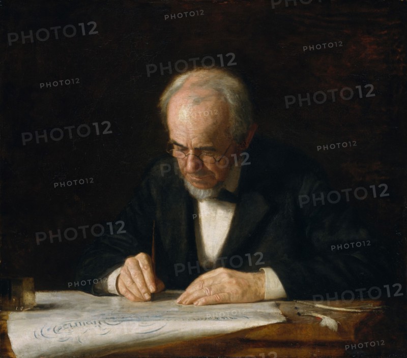 The Writing Master, 1882. Creator: Thomas Eakins.