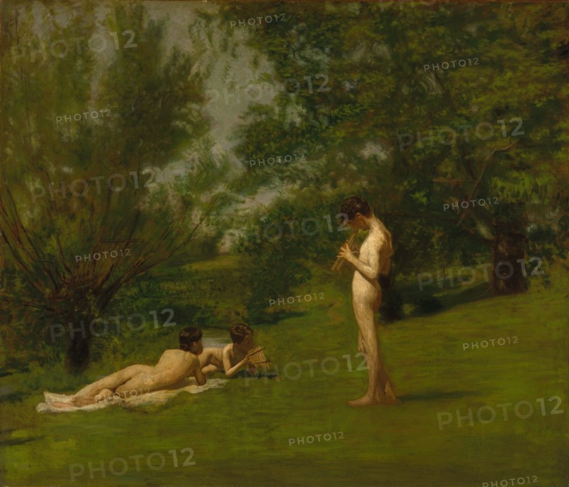 Arcadia, ca. 1883. Creator: Thomas Eakins.