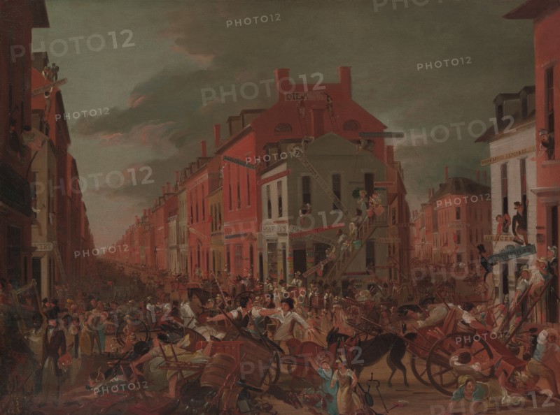 Moving Day (in Little Old New York), ca. 1827. Creator: Unknown.