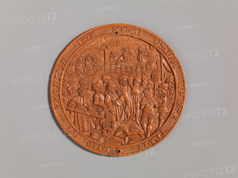 Medallion with the Betrayal of Jesus, early 16th century. Creator: Unknown.
