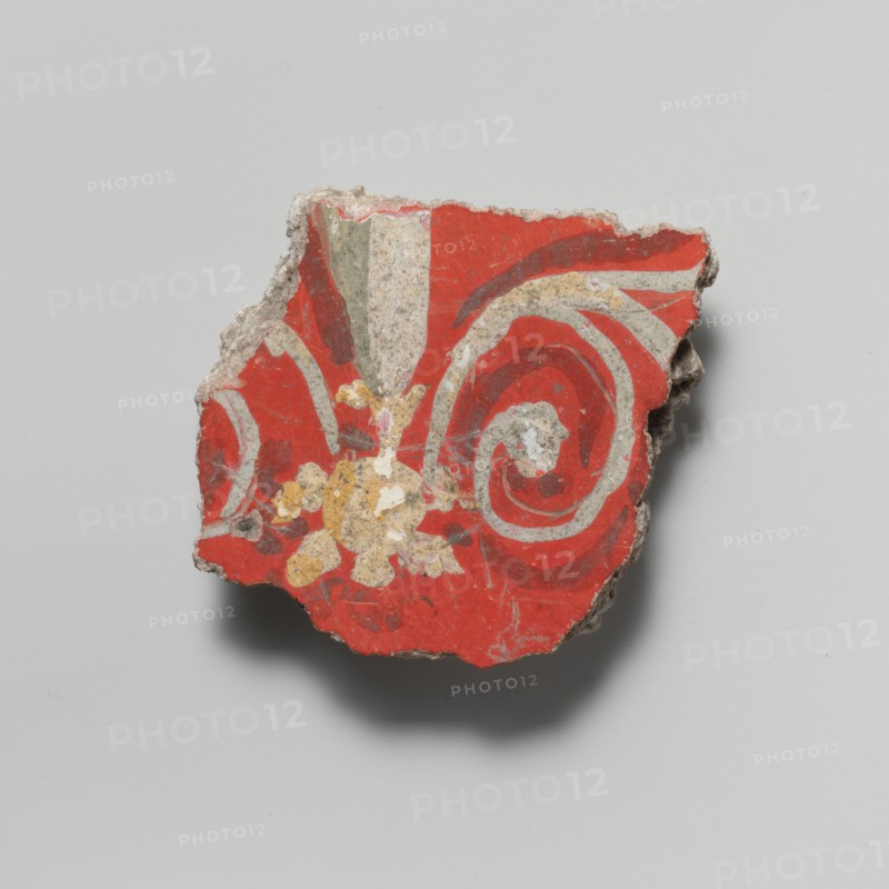 Wall painting fragment, 1st century A.D.. Creator: Unknown.
