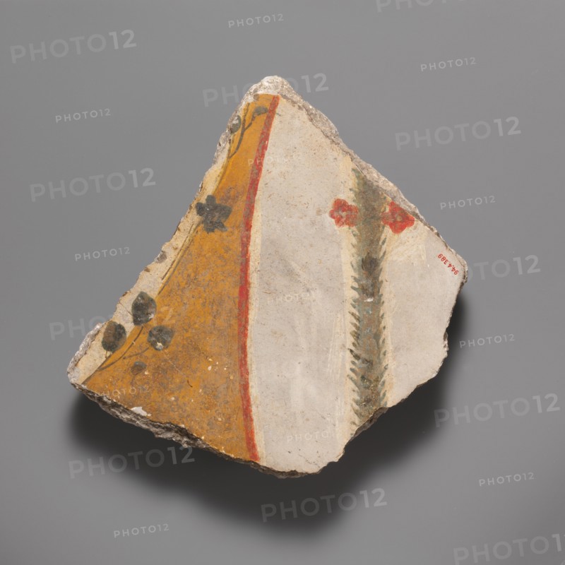 Wall painting fragment, 1st century A.D.. Creator: Unknown.