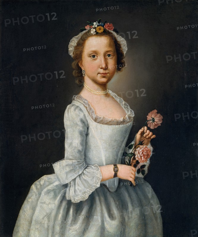 Portrait of a Lady, 1764. Creator: Lawrence Kilburn.