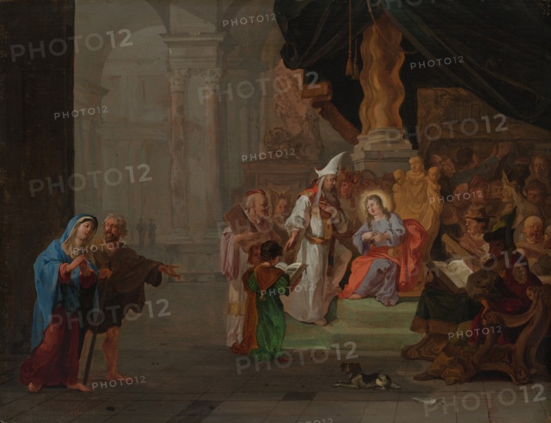 Christ among the Doctors, 1668. Creator: Abraham Hondius.
