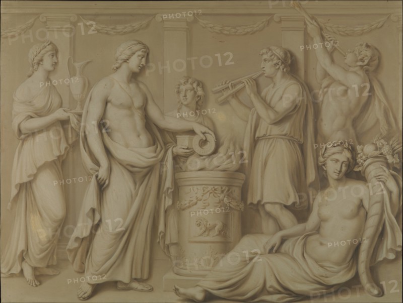 Ceremonial Scene, 1765-66. Creator: Adam Partnership.