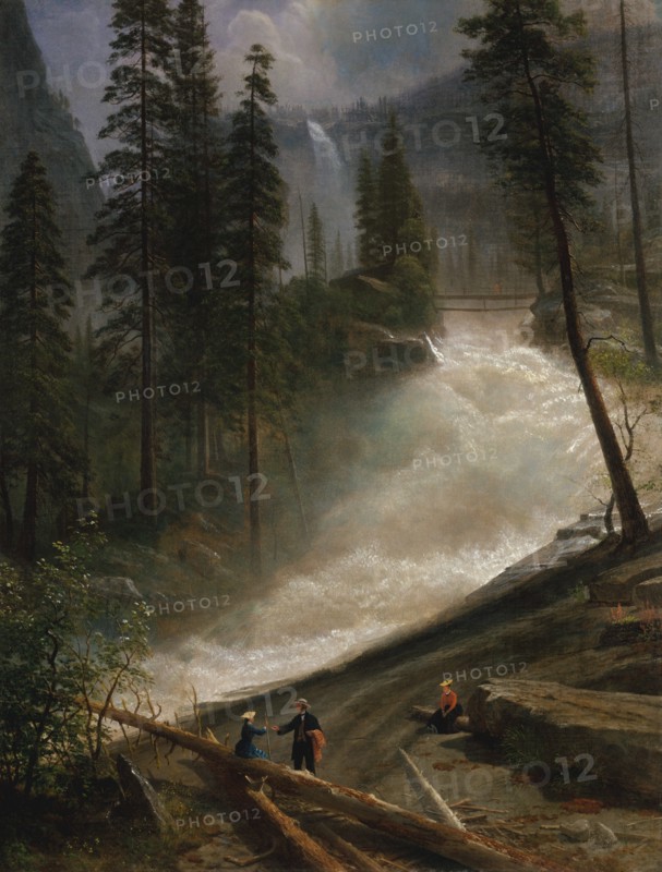 Nevada Falls, Yosemite, 1872 or 1873. Creator: Albert Bierstadt.
