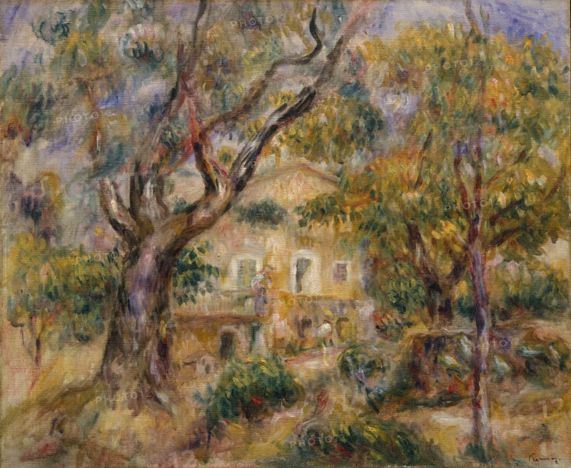 The Farm at Les Collettes, Cagnes, 1908-14. Creator: Pierre-Auguste Renoir.
