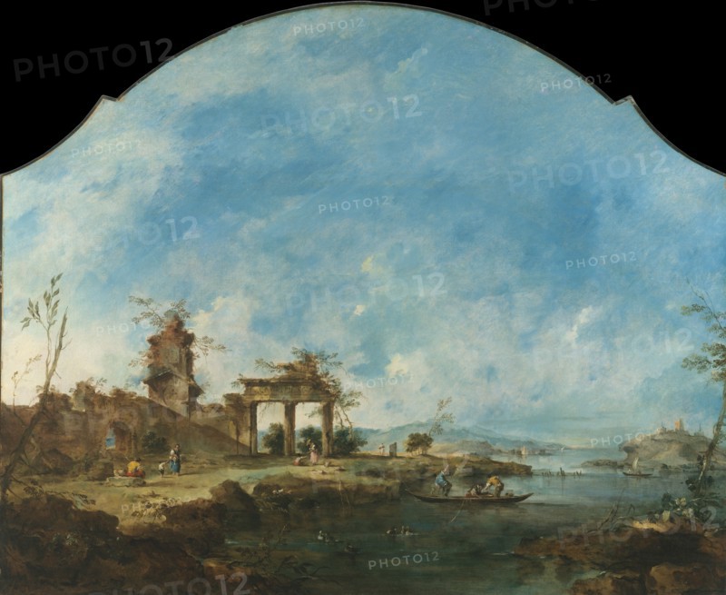 Fantastic Landscape, ca. 1765. Creator: Francesco Guardi.