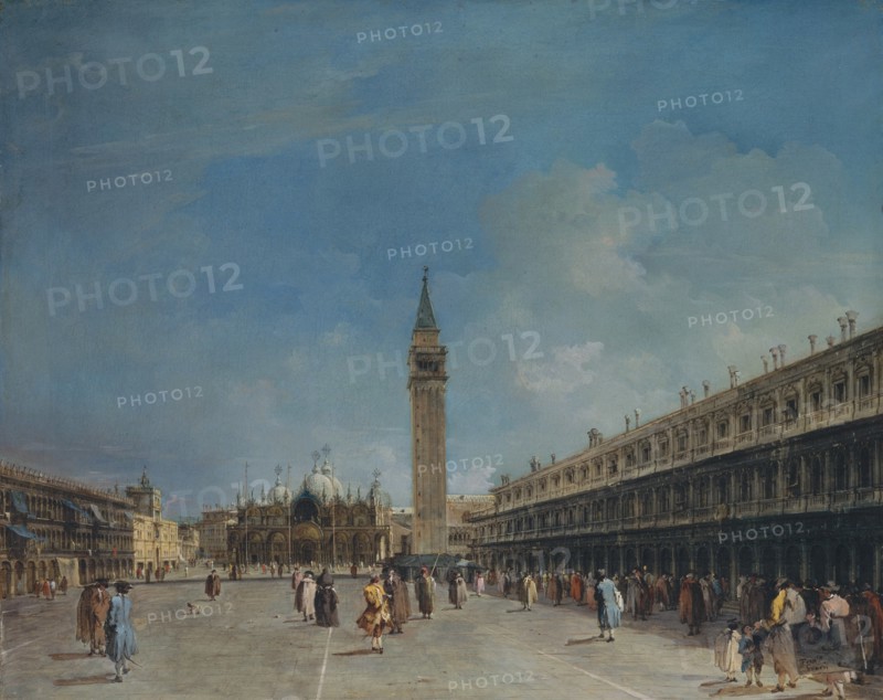 Piazza San Marco, late 1760s. Creator: Francesco Guardi.