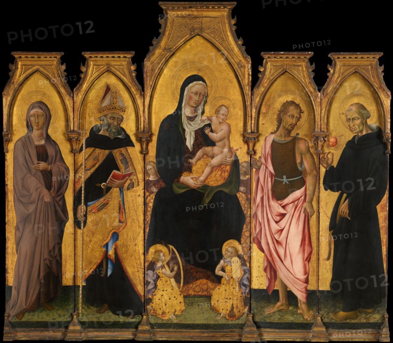 Madonna and Child with Saints, 1454. Creator: Giovanni di Paolo.