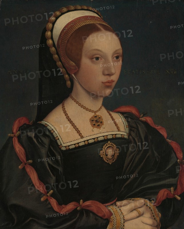 Portrait of a Young Woman, ca. 1540-45. Creator: Workshop of Hans Holbein the Younger.