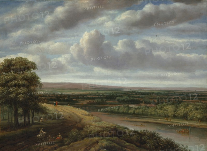 An Extensive Wooded Landscape, 1670s. Creator: Philip Koninck.