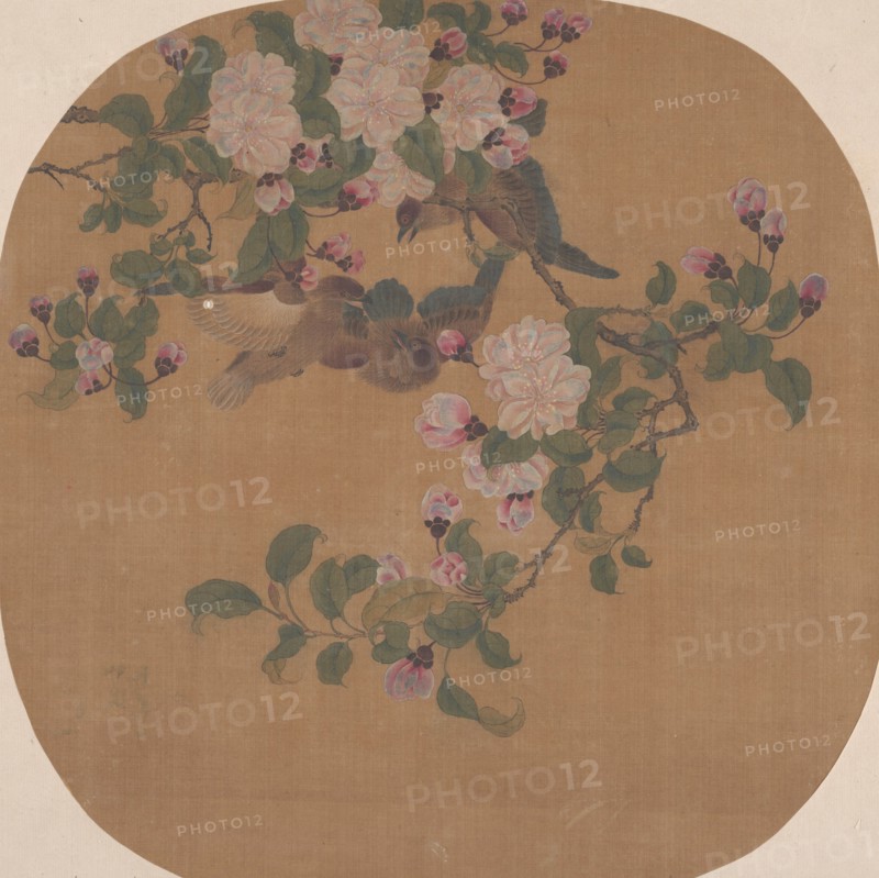 Flowers with Birds. Creator: Unknown.
