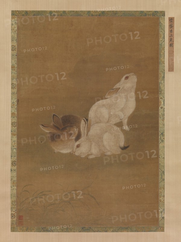 Three Rabbits. Creator: Unknown.