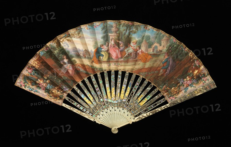 Fan, third quarter 18th century. Creator: Unknown.