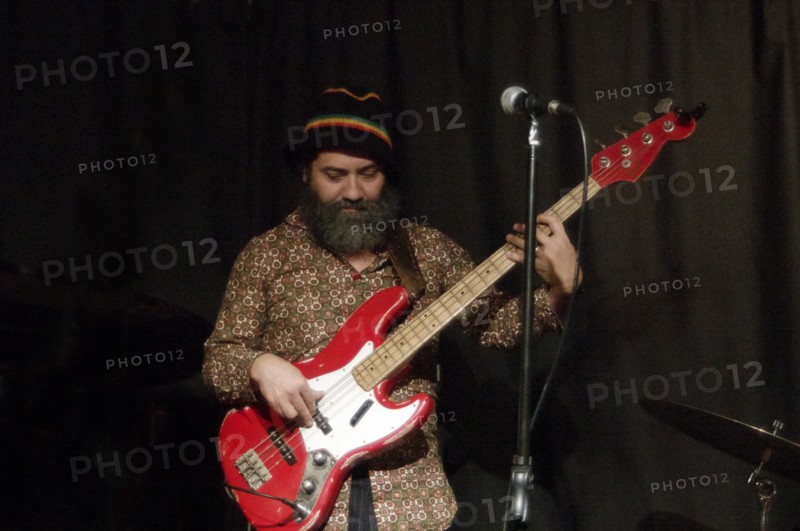 Theo Pascal, Carmen Souza's Silver Messengers, Verdict Jazz Club, Brighton East Sussex, 2019. Creator: Brian O'Connor.