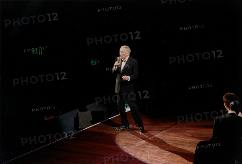 Frank Sinatra, Royal Albert Hall, London, 1989.   Creator: Brian Foskett.